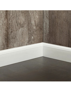 Zocalo Curves 80mm x 15mm x 2,44m Blanco Mate 2